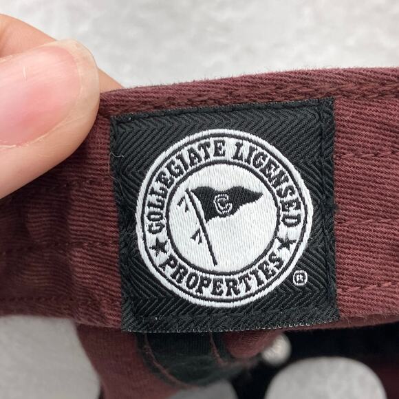 47 Black White Wine Cheetah Animal Print Hawkeye Iowa University Embroidered Hat - Picture 11 of 12